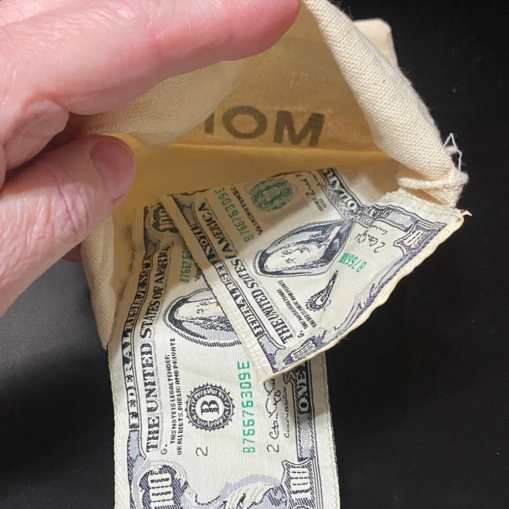 Vintage canvas money